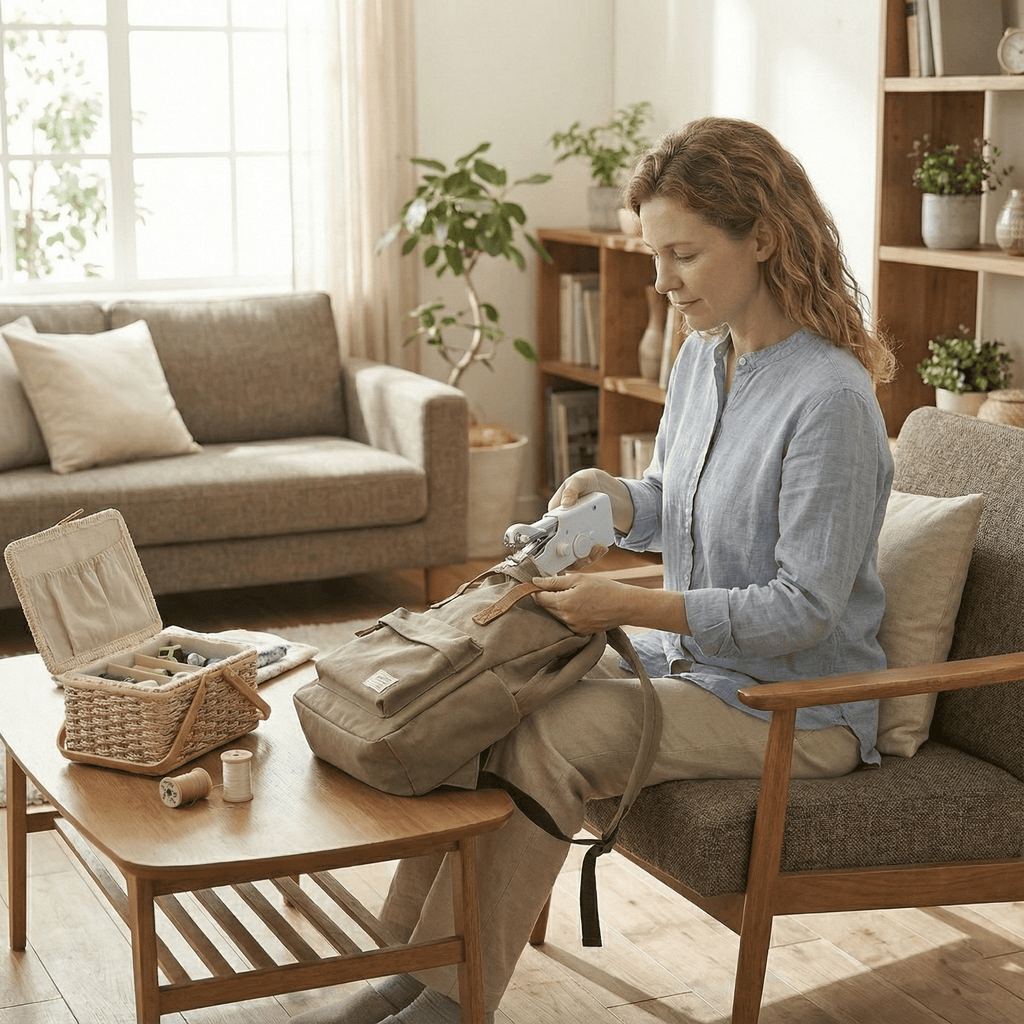Máquina de Costura Manual Portátil Elétrica para Uso Diário