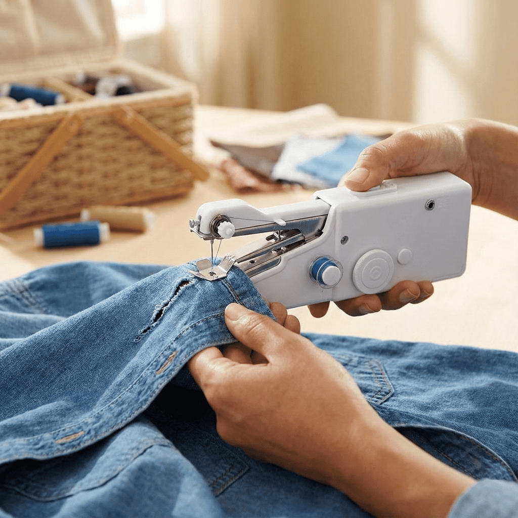 Máquina de Costura Manual Portátil Elétrica para Uso Diário