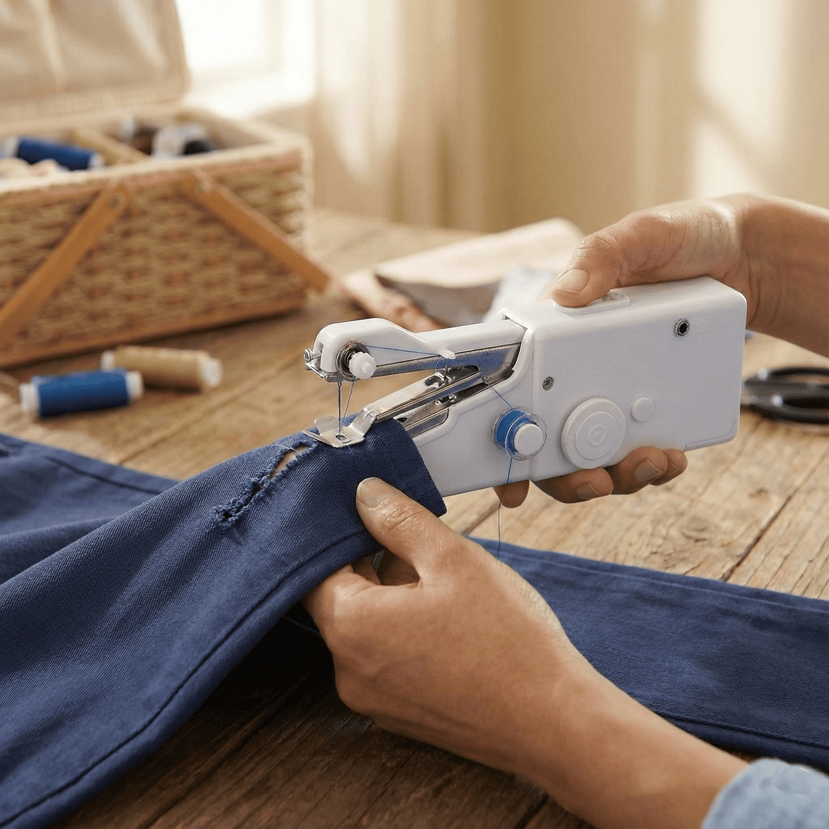 Máquina de Costura Manual Portátil Elétrica para Uso Diário