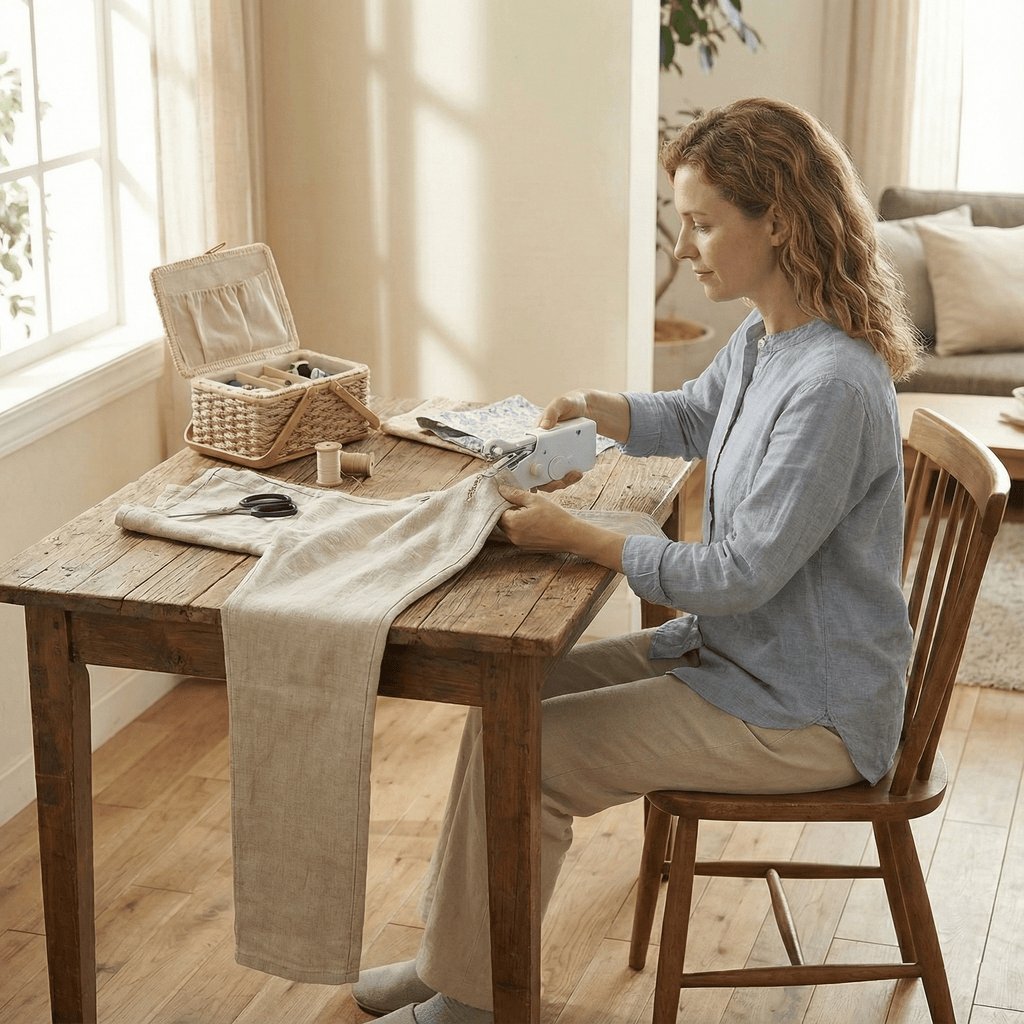 Máquina de Costura Manual Portátil Elétrica para Uso Diário
