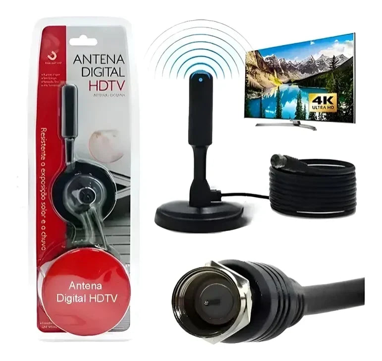ANTENA HD - De ecrã com estática a canais em HD grátis